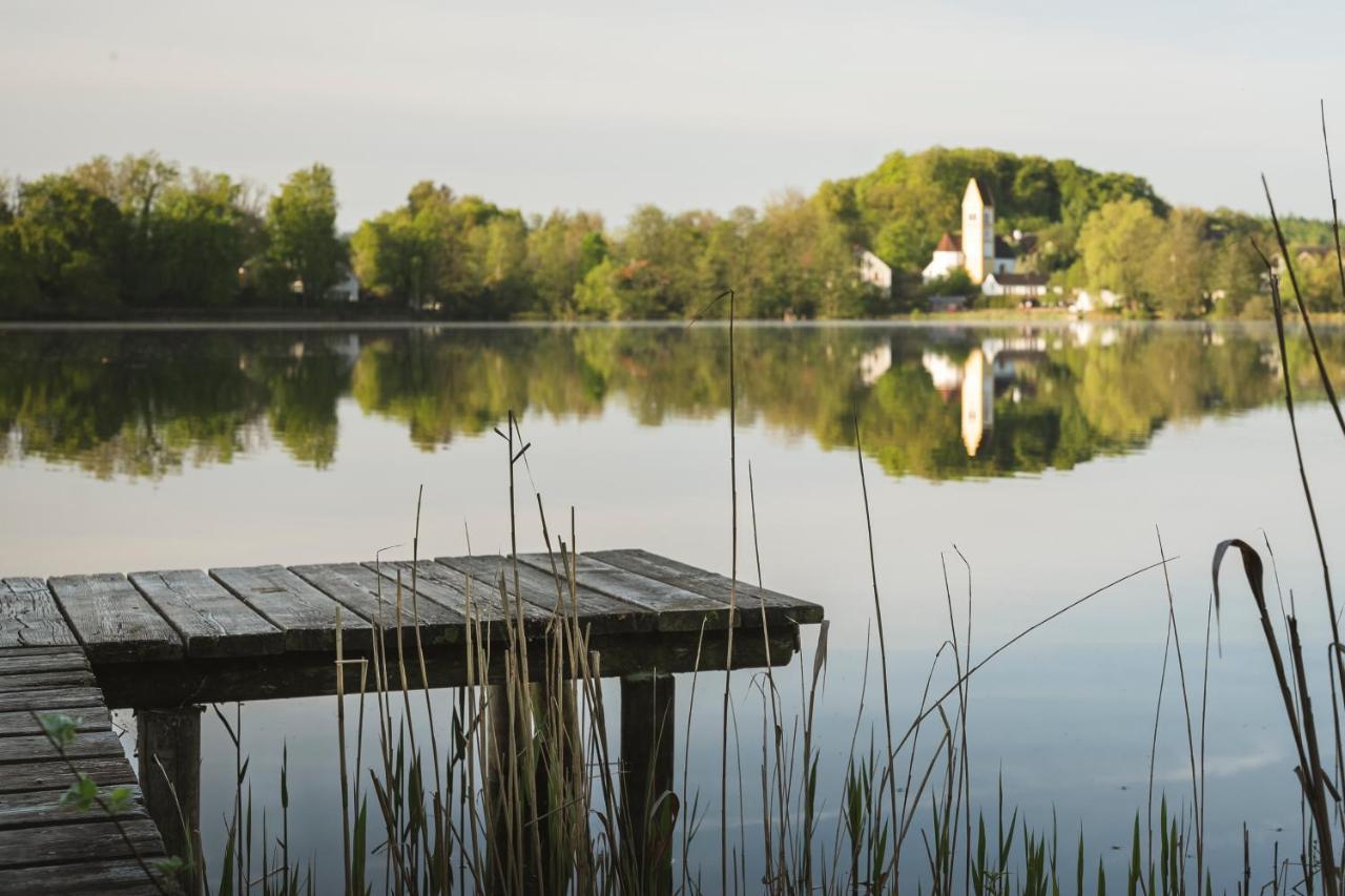 Sopherl Am See - Fruehstueck Auf Der Seeterrasse, Sehr Ruhig Und Wunderschoen Am See, 3 Minuten Nach Oberpfaffenhofen, Viele Radtouren, Restaurants & Cafes In Der Umgebung Вайслінг Екстер'єр фото