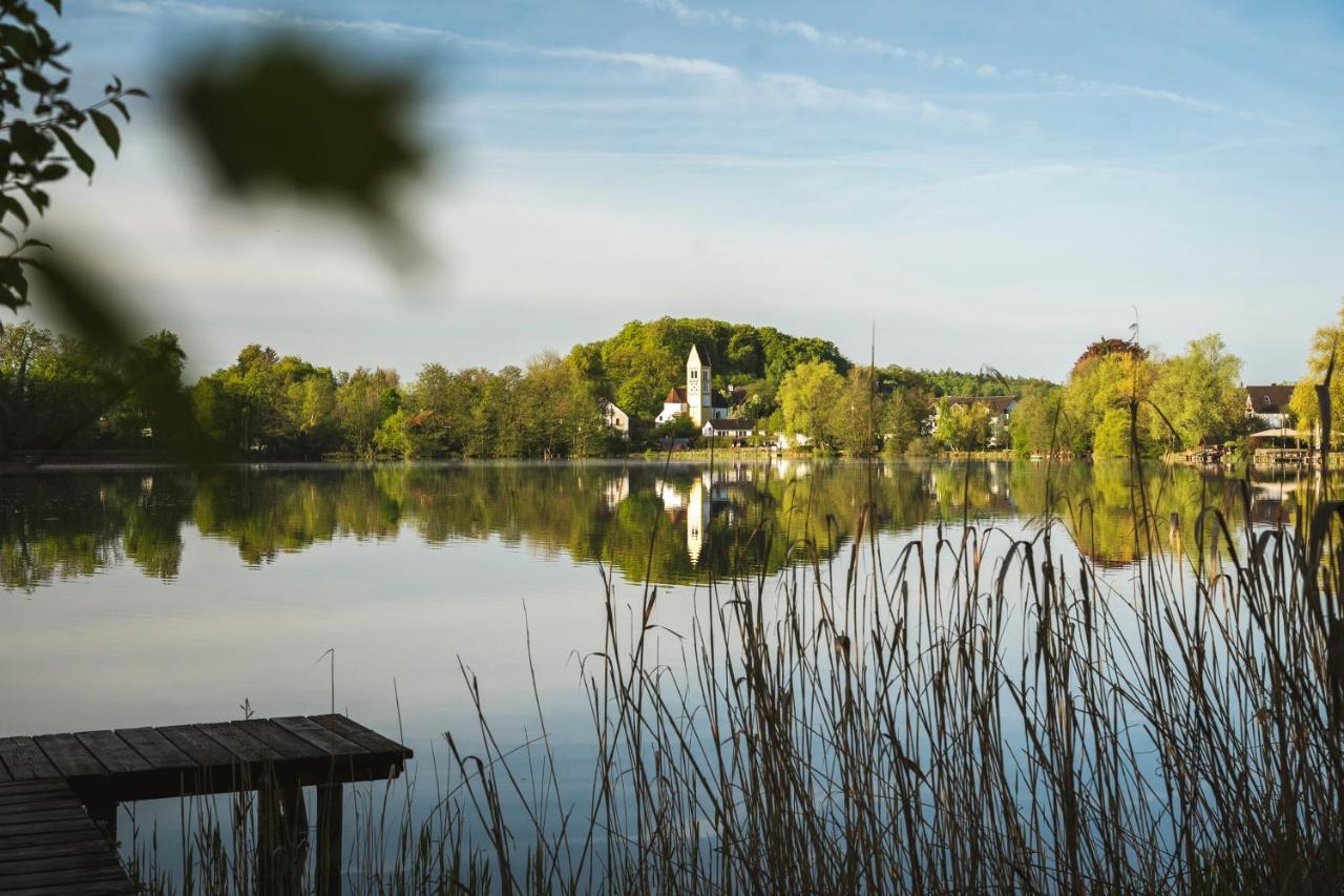 Sopherl Am See - Fruehstueck Auf Der Seeterrasse, Sehr Ruhig Und Wunderschoen Am See, 3 Minuten Nach Oberpfaffenhofen, Viele Radtouren, Restaurants & Cafes In Der Umgebung Вайслінг Екстер'єр фото